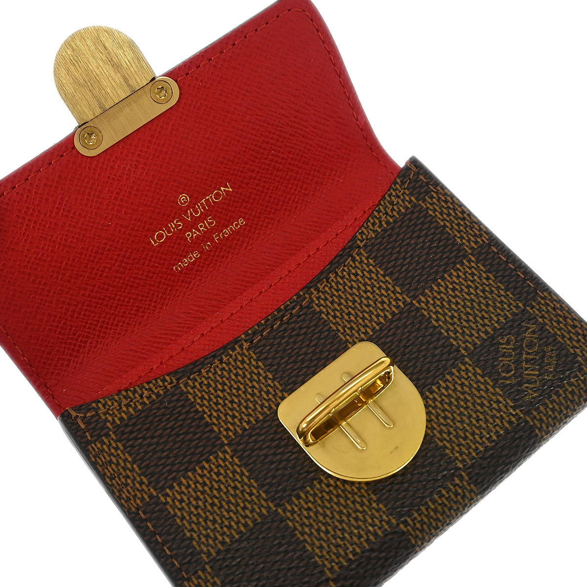 Louis Vuitton 2005 Damier Porte Monnaie Koala Coin Purse N60004