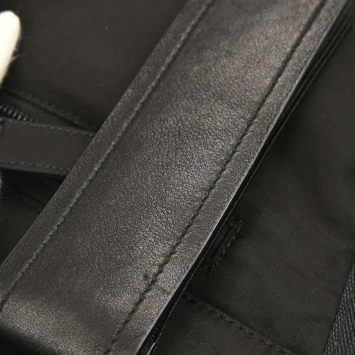 Prada Black Nylon Corset Waist Belt Bag