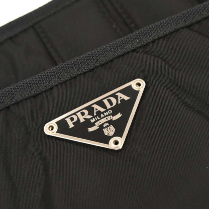 Prada Black Nylon Corset Waist Belt Bag