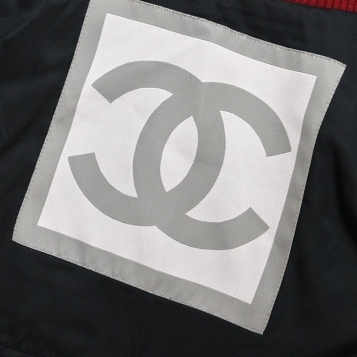 Chanel 2004 Sport Line Spring Letterman Bomber Jacket Navy #36