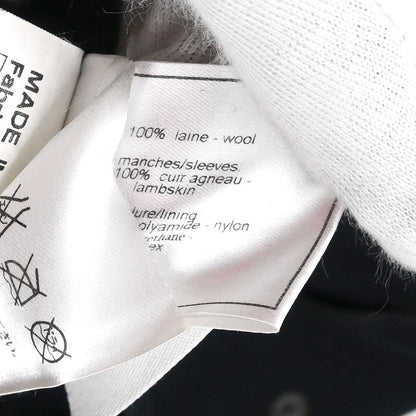 Chanel 2004 Sport Line Spring Letterman Bomber Jacket Navy #36