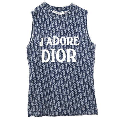 Christian 2003 Dior Trotter Sleeveless Tank Top Navy #36