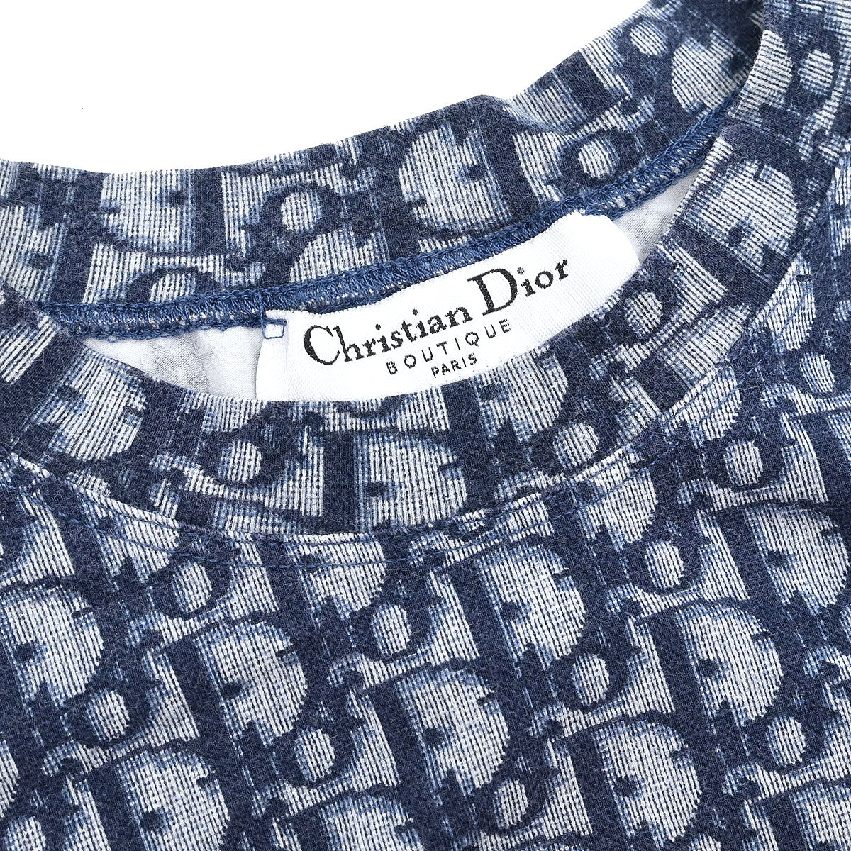 Christian 2003 Dior Trotter Sleeveless Tank Top Navy #36