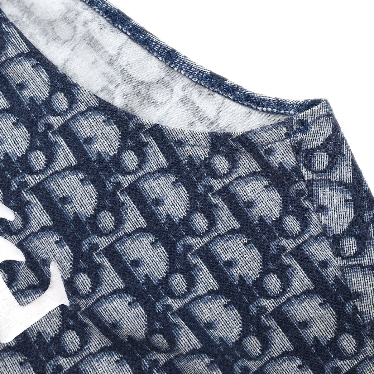 Christian 2003 Dior Trotter Sleeveless Tank Top Navy #36