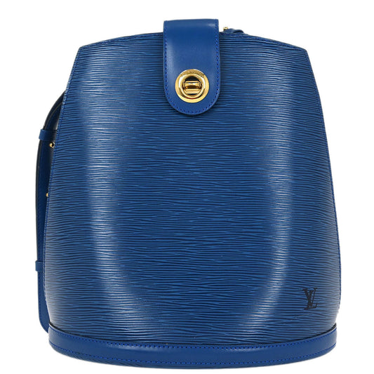 Louis Vuitton Blue Epi Cluny Shoulder Bag M52255