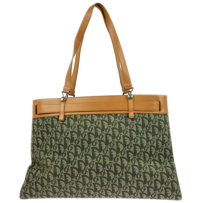 Christian Dior Green Trotter Tote Handbag