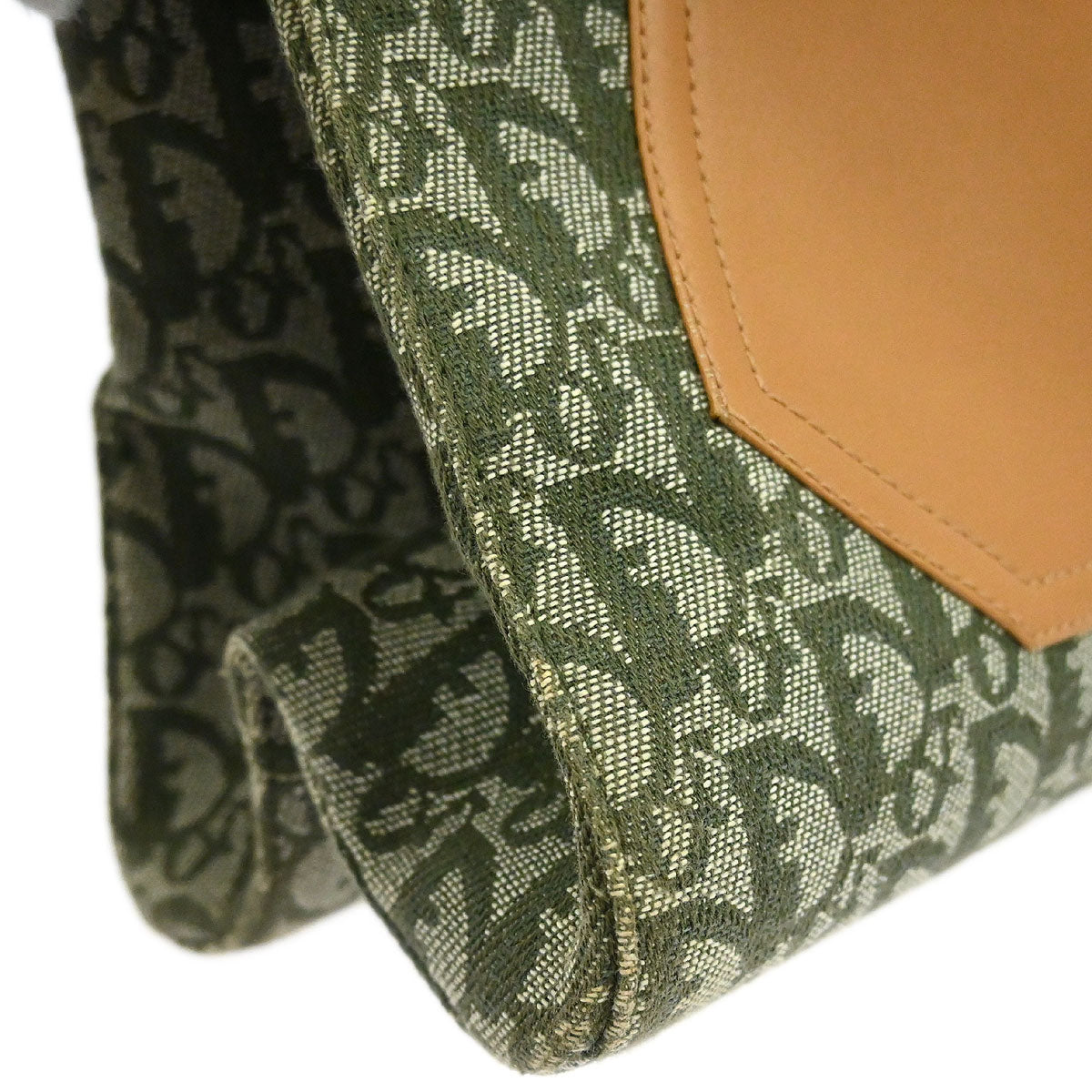 Christian Dior Green Trotter Tote Handbag
