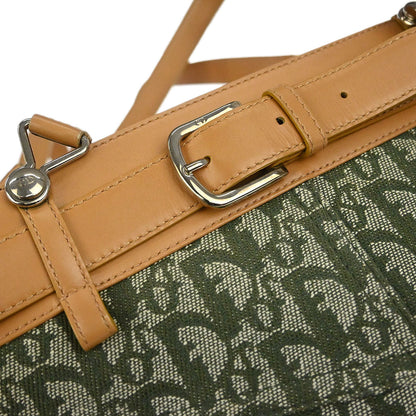 Christian Dior Green Trotter Tote Handbag