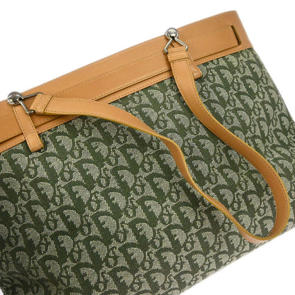 Christian Dior Green Trotter Tote Handbag