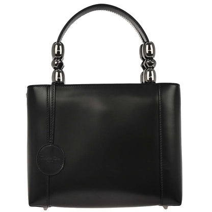 Christian Dior Black Leather Malice Tote Handbag