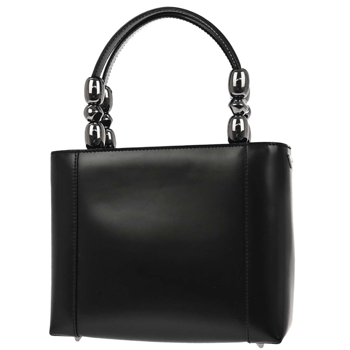 Christian Dior Black Leather Malice Tote Handbag