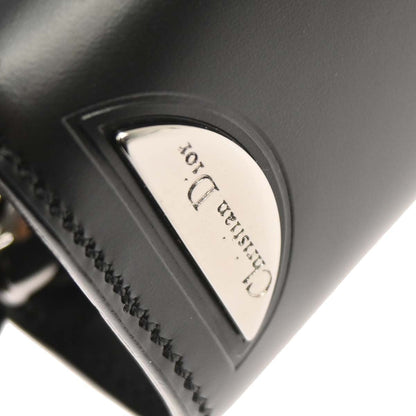 Christian Dior Black Leather Malice Tote Handbag