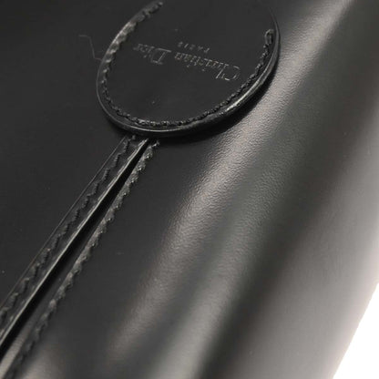 Christian Dior Black Leather Malice Tote Handbag