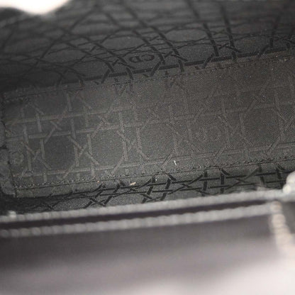 Christian Dior Black Leather Malice Tote Handbag