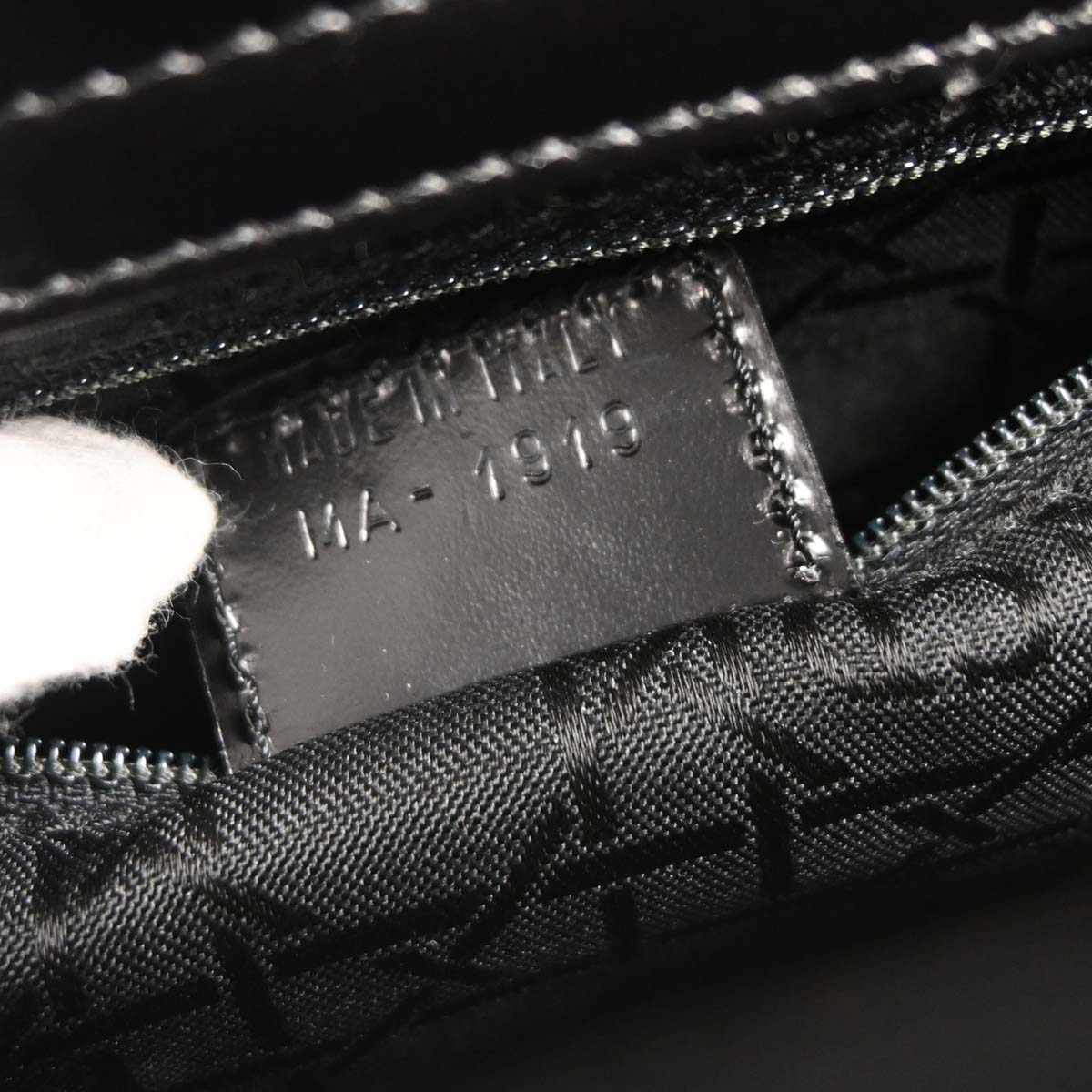 Christian Dior Black Leather Malice Tote Handbag