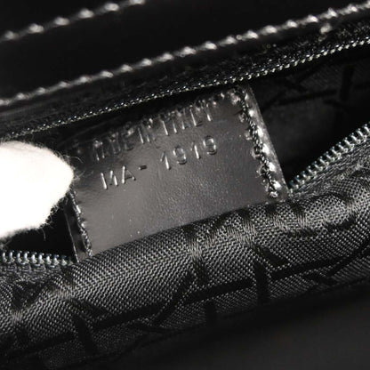 Christian Dior Black Leather Malice Tote Handbag