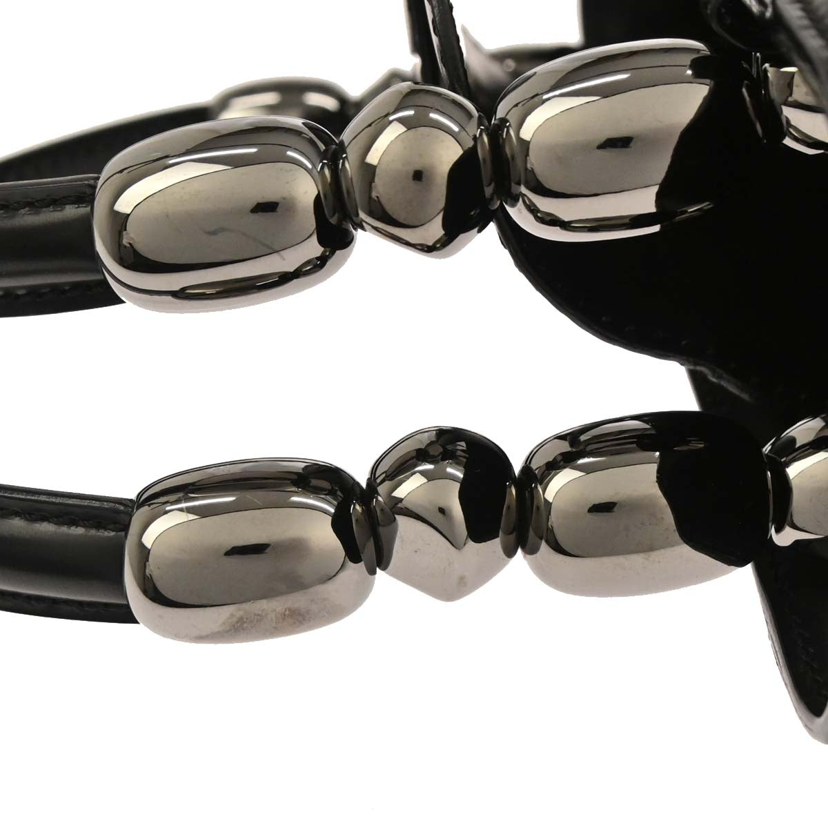 Christian Dior Black Leather Malice Tote Handbag