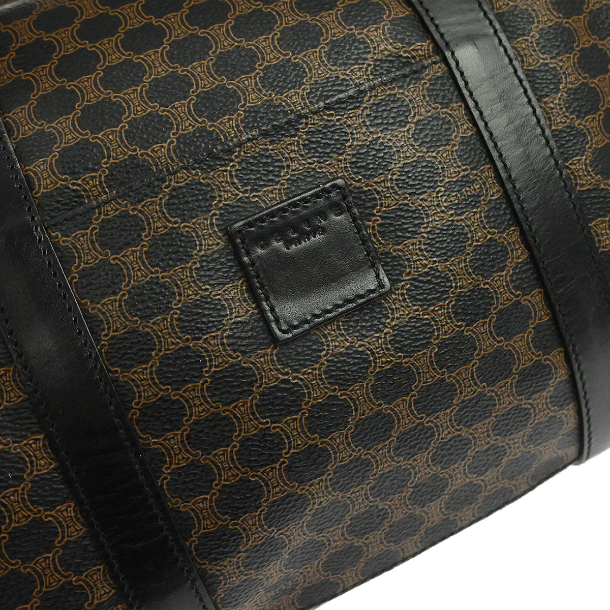 Celine Black Macadam Handbag