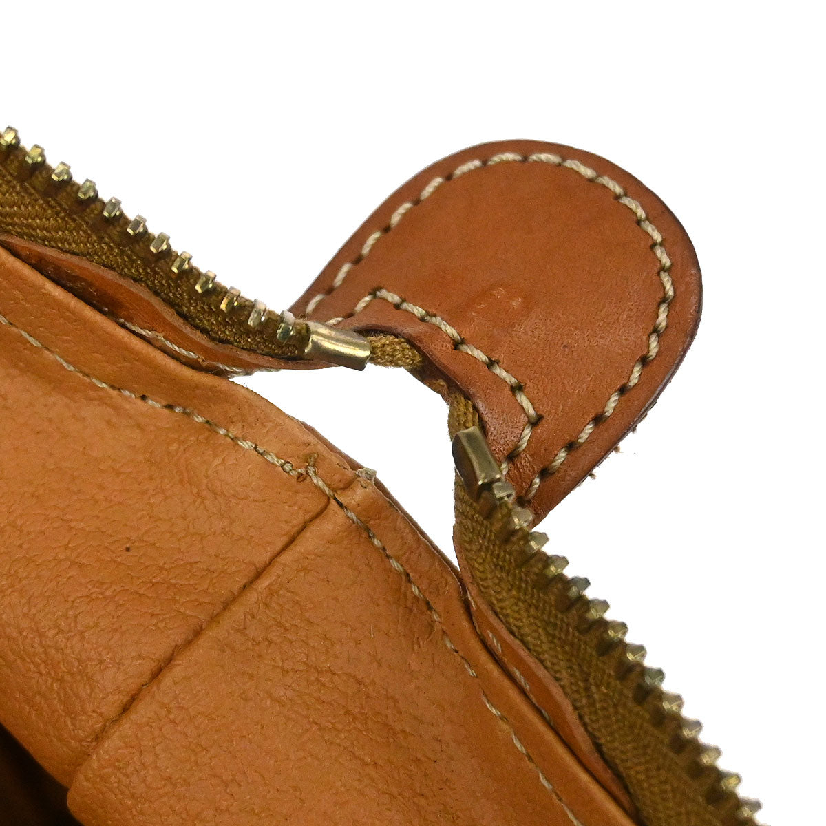 Celine Brown PVC Macadam Pouch Bag