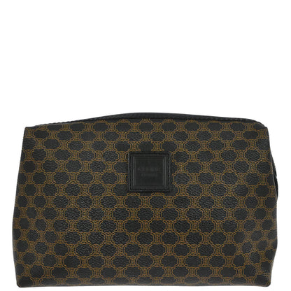 Celine Black PVC Macadam Pouch Bag