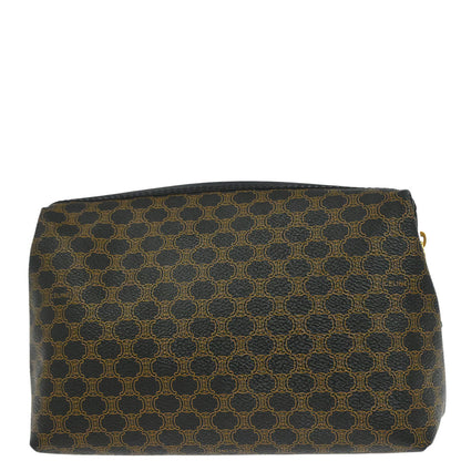 Celine Black PVC Macadam Pouch Bag