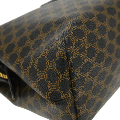 Celine Black PVC Macadam Pouch Bag