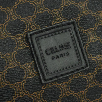 Celine Black PVC Macadam Pouch Bag