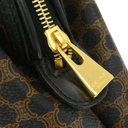 Celine Black PVC Macadam Pouch Bag