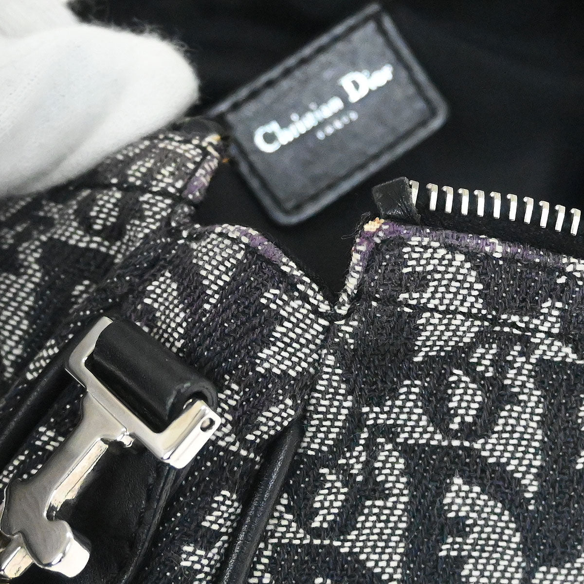 Christian Dior Black Trotter Handbag