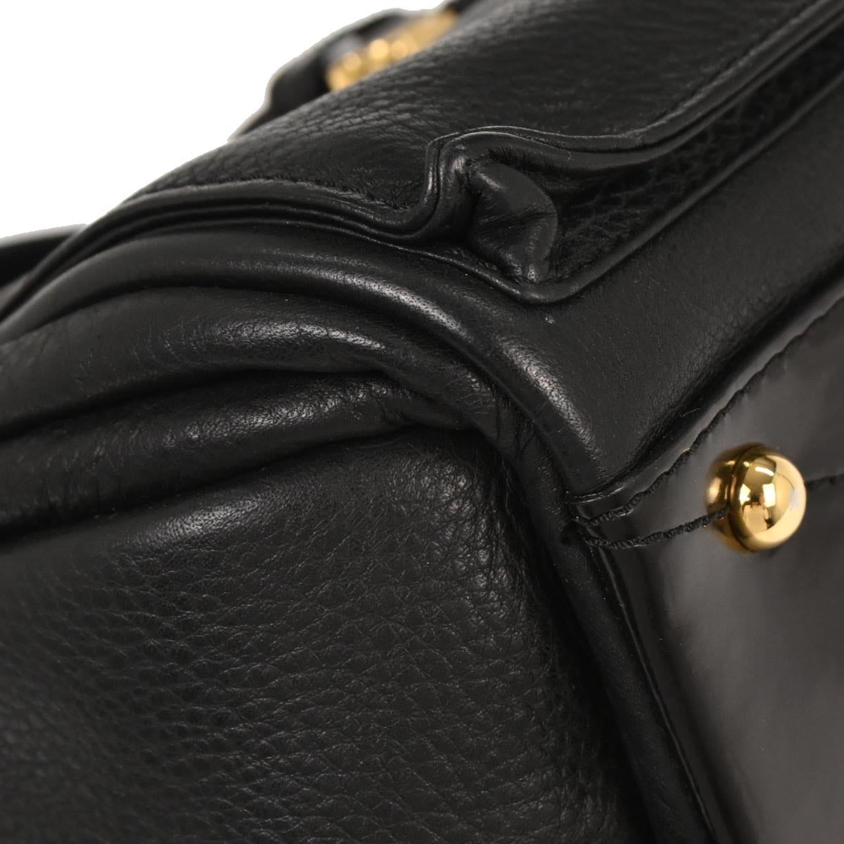 Loewe Black Leather Laura 26 Handbag