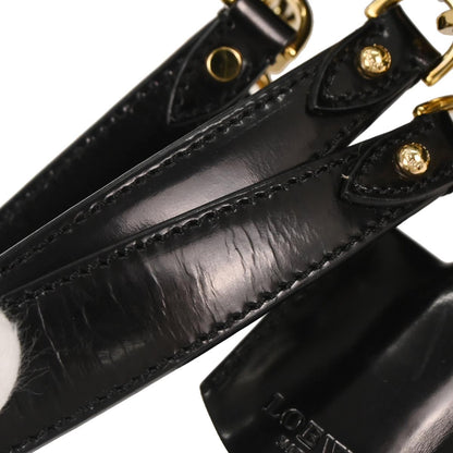 Loewe Black Leather Laura 26 Handbag