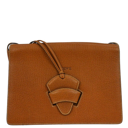 Loewe Brown Leather Shoulder Bag