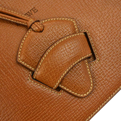 Loewe Brown Leather Shoulder Bag