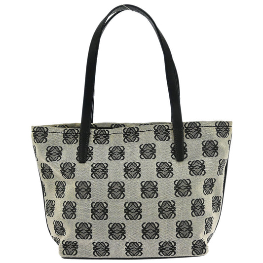Loewe * Black Canvas Tote Handbag