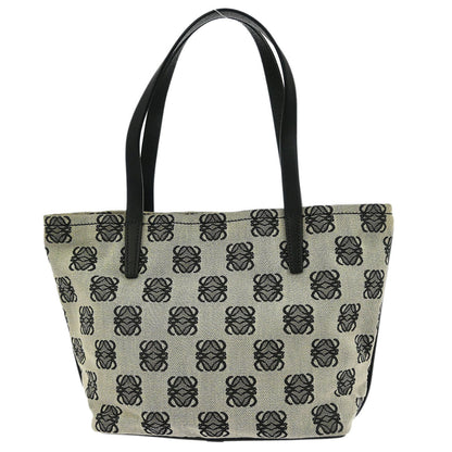 Loewe * Black Canvas Tote Handbag