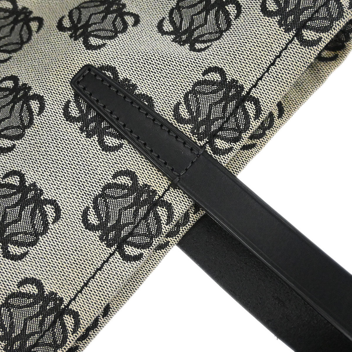 Loewe * Black Canvas Tote Handbag