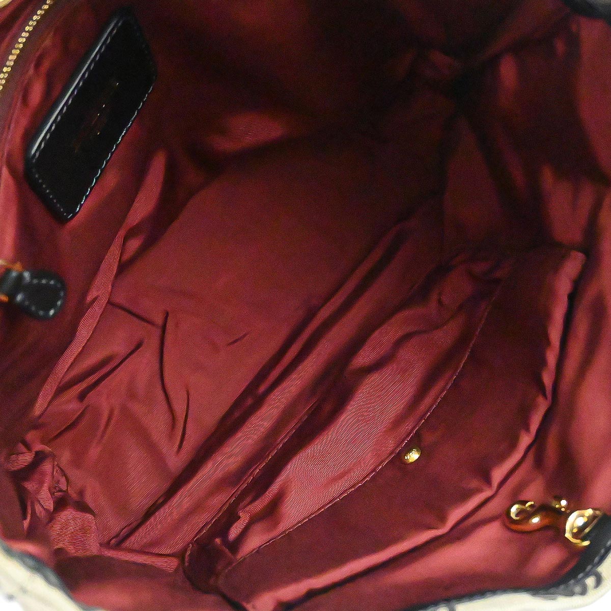 Loewe * Black Canvas Tote Handbag