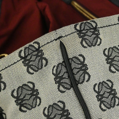 Loewe * Black Canvas Tote Handbag