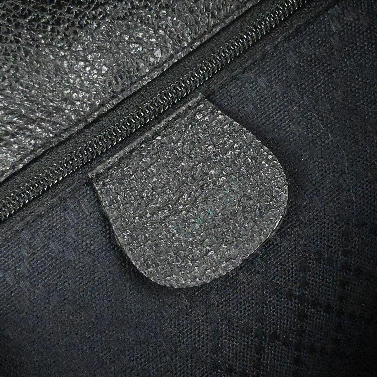 Gucci Black Suede Bamboo Backpack