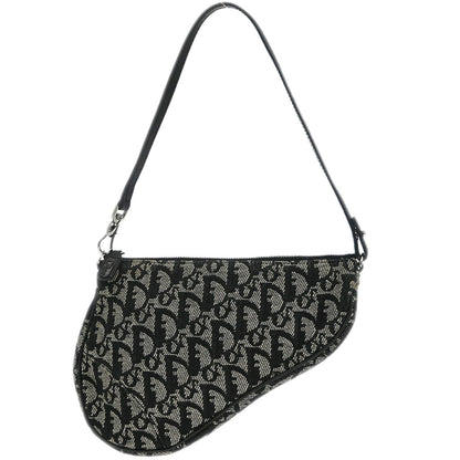 Christian Dior Black Trotter Saddle Handbag