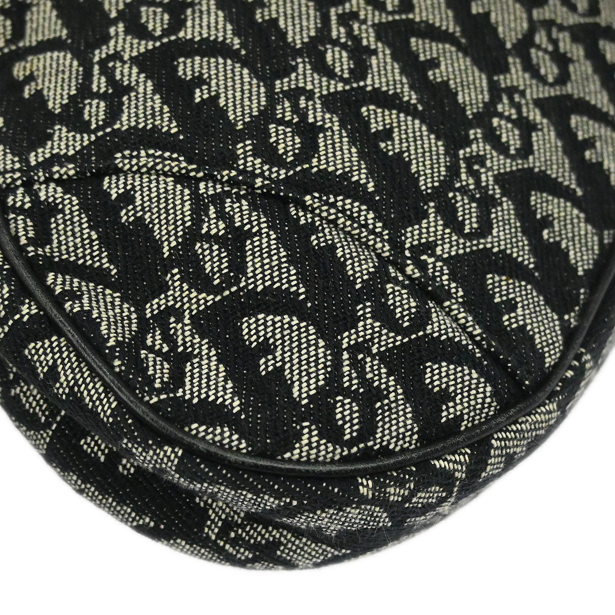 Christian Dior Black Trotter Saddle Handbag