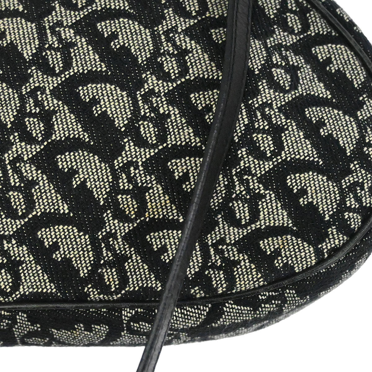 Christian Dior Black Trotter Saddle Handbag