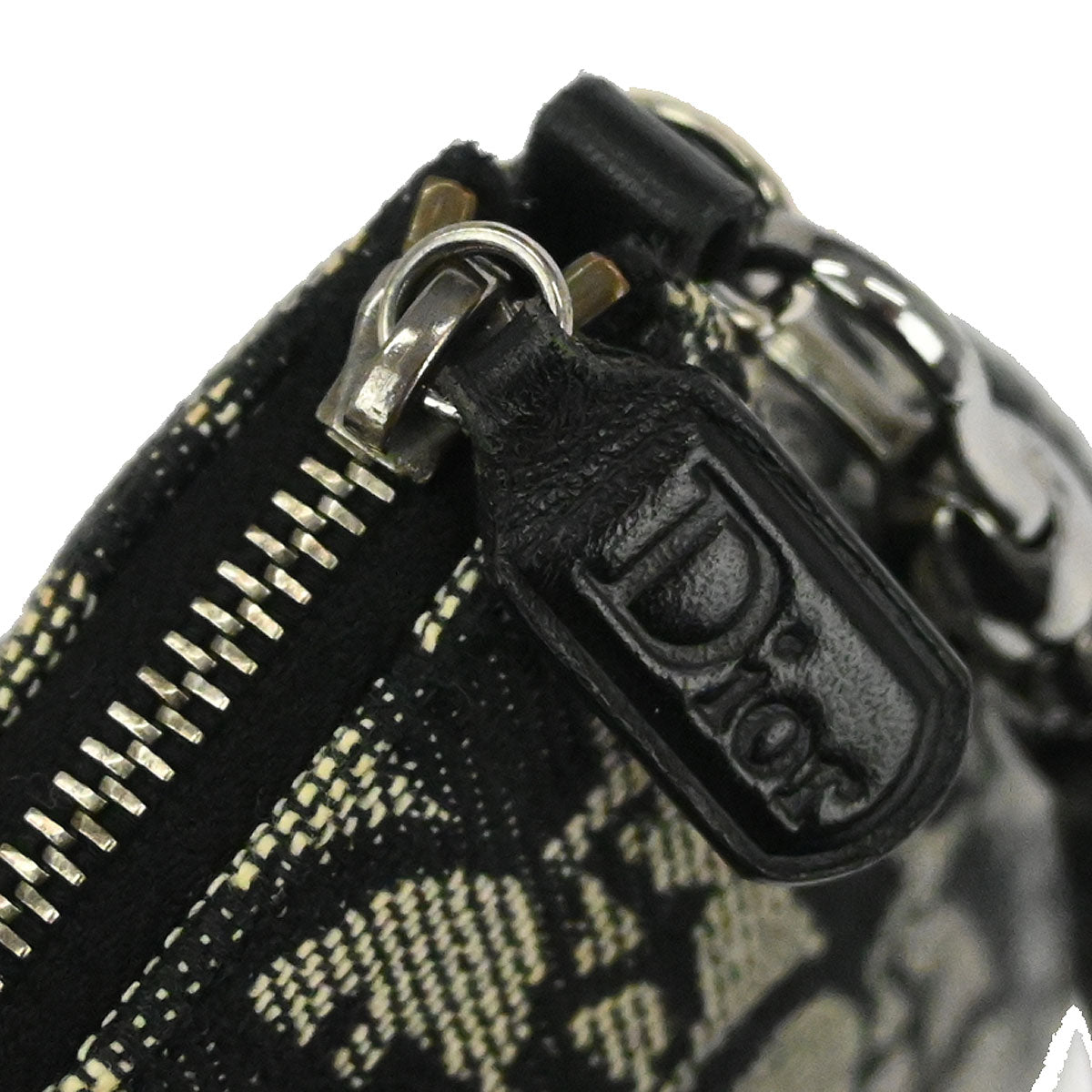 Christian Dior Black Trotter Saddle Handbag