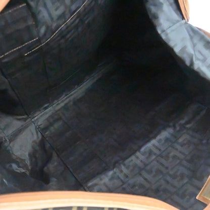 Fendi Brown PVC Zucca Duffle Handbag