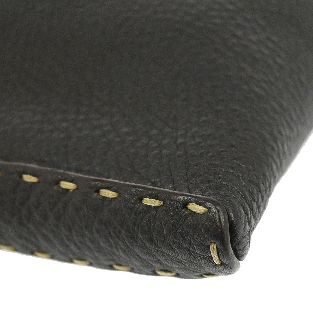 Fendi Brown Leather Shoulder Bag