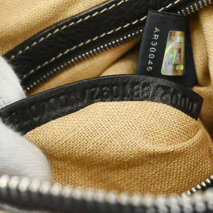 Fendi Brown Leather Shoulder Bag