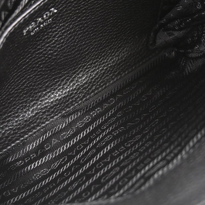 Prada Black Leather Shoulder Bag