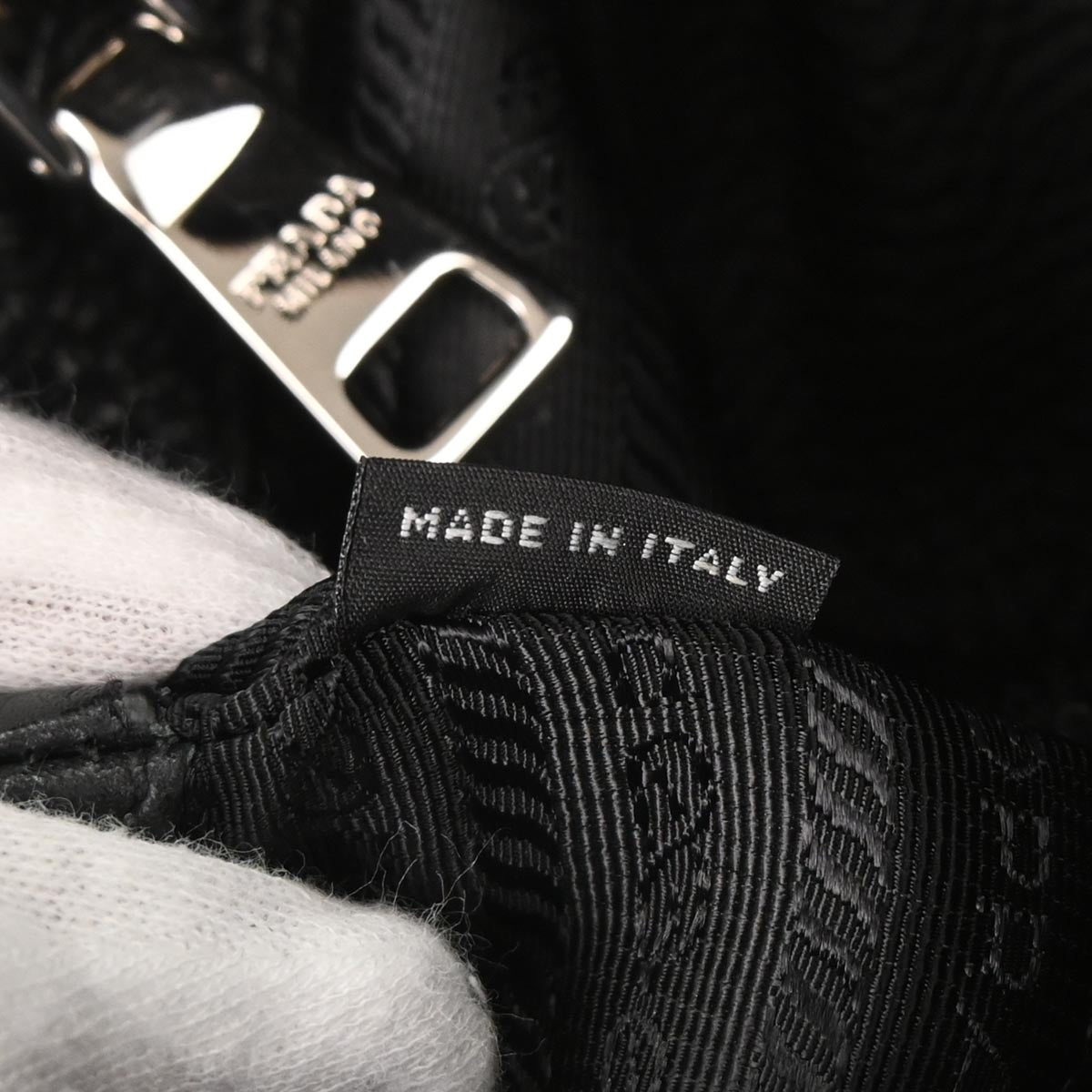 Prada Black Leather Shoulder Bag