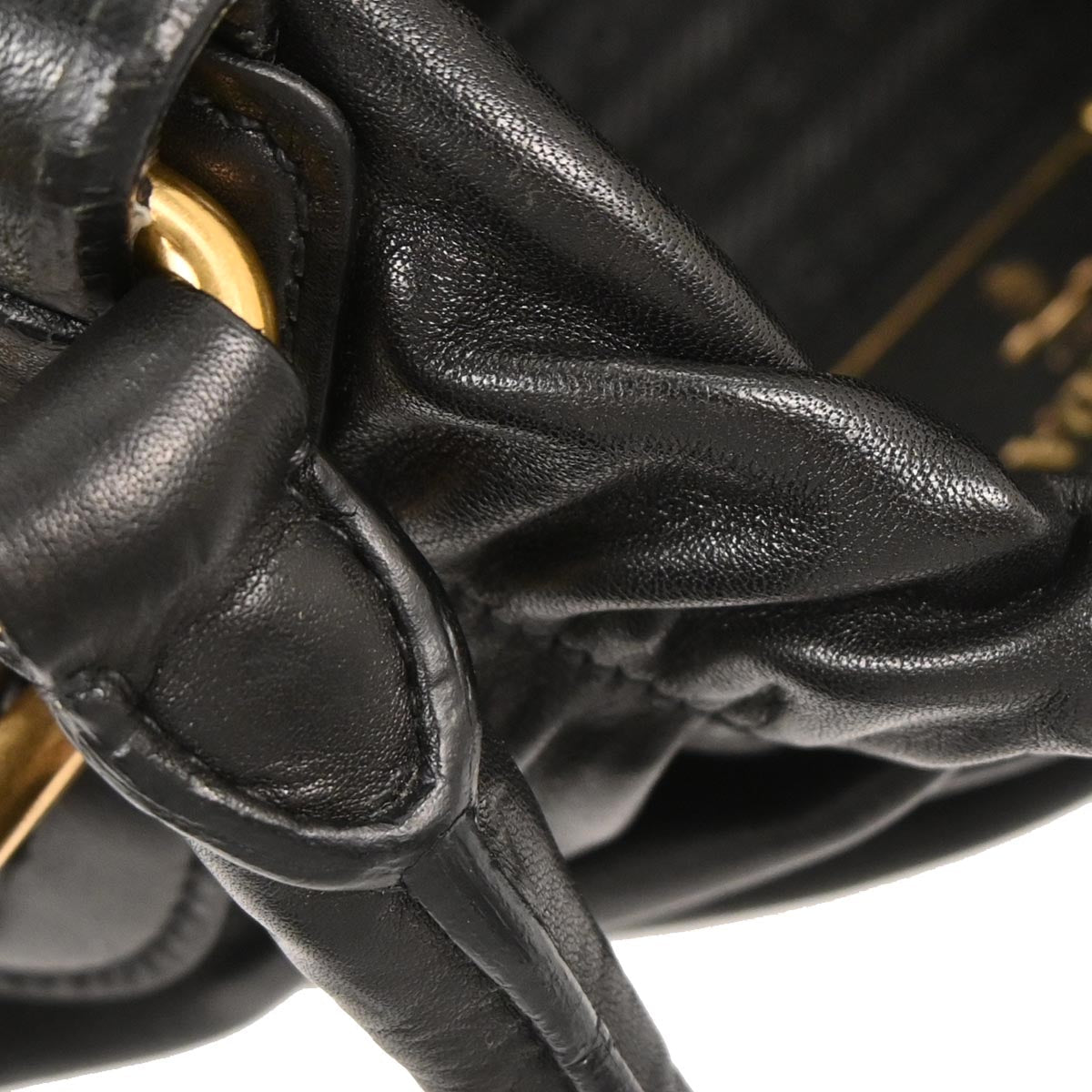 Prada Black Leather Handbag