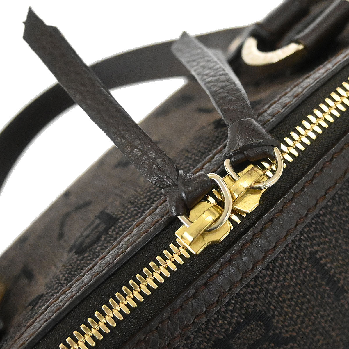 Bvlgari Brown Logomania Duffle Handbag